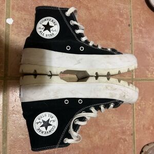 Womens Converse Chuck Taylor All Star Hi Lugged Sneaker Black